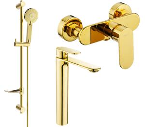 Mexen Milo DF40 set doccia, dorato - 71314DF40-50
