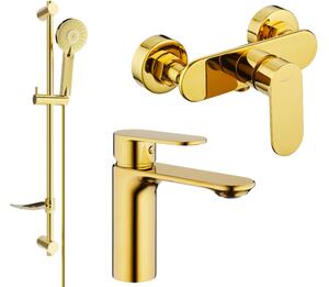 Mexen Milo DF40 set doccia, oro - 71304DF40-50
