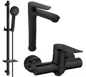 Mexen Pecos DQ40 set doccia, nero - 72714DQ40-70