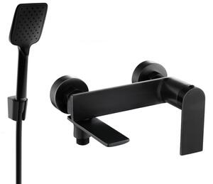 Mexen Zero R62 rubinetto da bagno con set doccia, nero - 7113R62-70