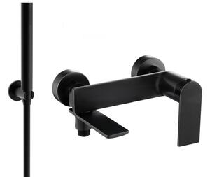 Mexen Zero R70 rubinetto da bagno con set doccia, nero - 7113R70-70