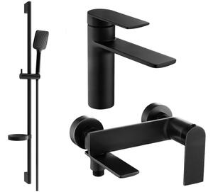 Mexen Zero DS62 set vasca da bagno, nero - 71103DS62-70