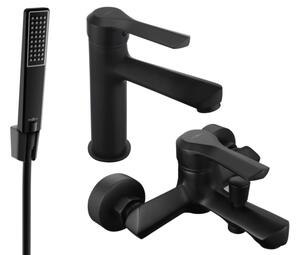 Mexen Sabre R72 set vasca da bagno, nero - 72103R72-70