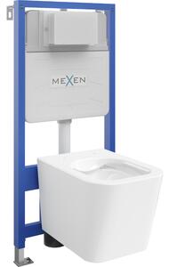 Mexen set incassato WC telaio Fenix Slim con vaso WC Teo, bianco lucido - 6103385XX00