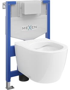 Mexen set da incasso WC telaio Fenix XS-F con vaso WC Carmen, bianco lucido - 6803388XX00