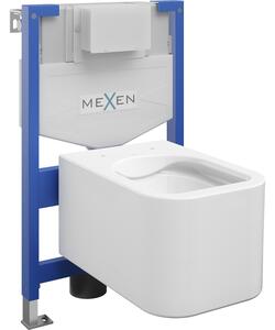 Mexen set ad incasso WC telaio Fenix XS-F con vaso WC Elis, bianco lucido - 6803391XX00