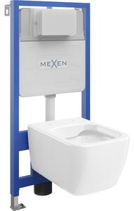 Mexen set incasso WC telaio Fenix Slim con vaso WC Margo, bianco lucido - 6103342XX00