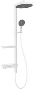 Mexen Dizzy set doccia esterno con soffione e rubinetto, bianco - 78104-20