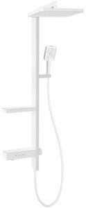 Mexen Roar set doccia esterno con soffione e miscelatore, bianco - 78105-20