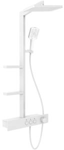 Mexen Saxx set doccia esterno con soffione e miscelatore, bianco - 78102-20