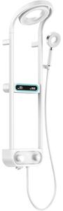 Mexen Peak set doccia esterno con soffione e miscelatore, display LED, bianco - 78106-20