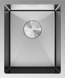 Mexen Trixo lavello in acciaio 1 vasca 370 x 440 mm, inox - 6412371000-01