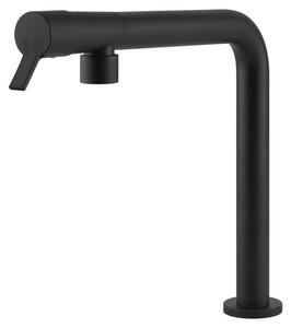 Miscelatore monocomando Gessi Fisso 60073 299 27,7 cm Nero opaco