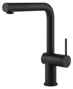 Miscelatore monocomando Gessi Inedito 60431 299 29,6 cm Nero opaco