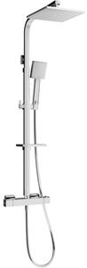 Mexen CQ45 set doccia esterna con soffione e rubinetto termostatico, cromo - 772504595-00