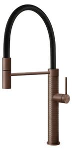Miscelatore monocomando Gessi Semi-pro Gessi316 Meccanica 60012 708 47,8 cm Rame spazzolato PVD
