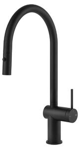 Miscelatore monocomando Gessi Inedito 60413 299 22,8 cm Nero opaco