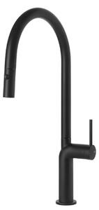 Miscelatore monocomando Gessi Stelo 60303 299 45,4 cm Nero opaco