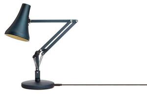 Anglepoise - 90 Mini Mini Lampada da Tavolo Blu Acciaio & Grigio