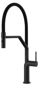 Miscelatore monocomando Gessi Semi-pro Stelo 60315 299 49 cm Nero opaco