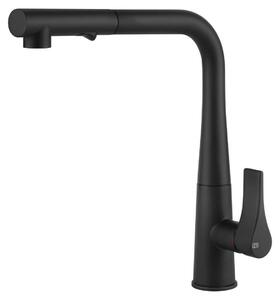 Miscelatore monocomando Gessi Proton 17177 299 29,5 cm Nero opaco