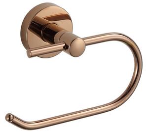 Mexen Remo portarotolo per carta igienica, oro rosa - 70507333-60