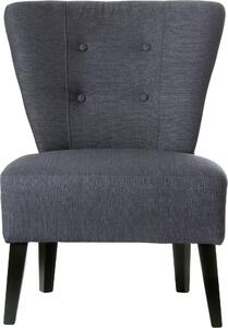 Sedia visitatore PAPERFLOW "Brighton" antracite / nero