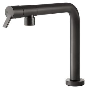 Miscelatore monocomando pieghevole Gessi Su&Giù 60071 707 29,4 cm Metallo nero spazzolato PVD