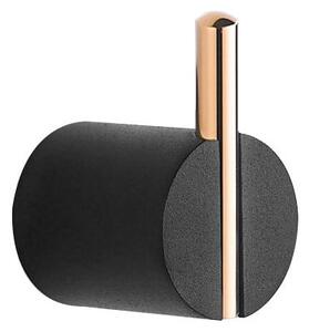 Mexen Aron gancio per asciugamano, nero/oro rosa- 7088135-67