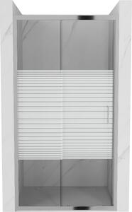 Mexen Apia porta doccia scorrevole 90 cm, fasce, cromo - 845-090-000-01-20