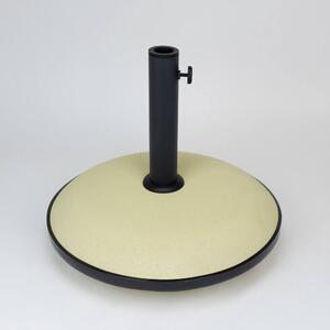 Base ombrellone in cemento colorato tonda 50 cm Kroma - Beige 15 Kg