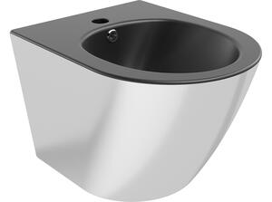 Mexen Lena bidet sospeso, nero opaco/argento - 35224874