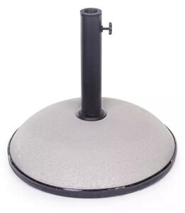 Base ombrellone in cemento colorato tonda 50 cm Kroma - Grey 15 Kg