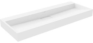 Mexen Ava lavabo da appoggio in conglomerato B/O 120 x 46 cm, bianco - 23011200