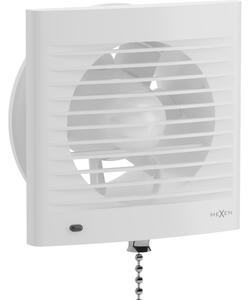 Mexen EXS 120 ventilatore da bagno, interruttore a corda, bianco - W9604-125K-00