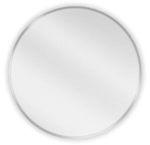 Mexen Loft specchio da bagno rotondo 60 cm, cornice inox - 9850-060-060-000-10