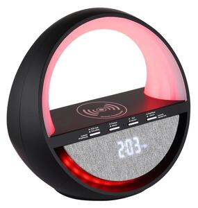 Globo 39907S - Lampada da tavolo ricaricabile LED RGB Dot con altoparlante SOUNDRA LED/3,5W/5V 1800 mAh