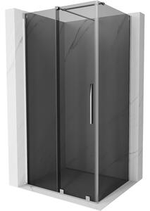 Mexen Velar cabina doccia scorrevole 100 x 85 cm, grafite, cromo - 871-100-085-41-01