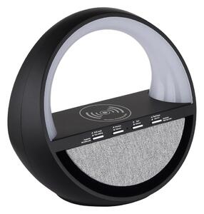Globo 39907S - Lampada da tavolo ricaricabile LED RGB Dot con altoparlante SOUNDRA LED/3,5W/5V 1800 mAh