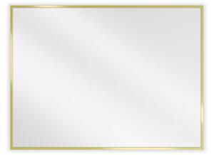 Mexen Loft specchio da bagno rettangolare 80 x 60 cm, cornice dorata - 9852-080-060-000-50