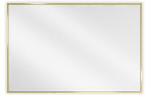 Mexen Loft specchio da bagno rettangolare 90 x 60 cm, cornice dorata - 9852-090-060-000-50