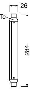 Tubo fluorescente LED LINE S15s/7W/230V 2700K - Osram