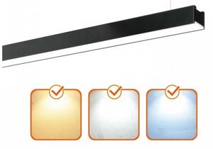 Plafoniera/sospensione LED KOLINE LED/40W/230V 3000/4000/6500K 120cm nero