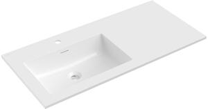 Mexen Otis lavabo da incasso sinistro 101 x 46,5 cm, bianco lucido - 25181000L