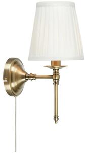 Markslöjd 108968 - Applique da parete MANOR 1xE14/40W/230V bianco/ottone