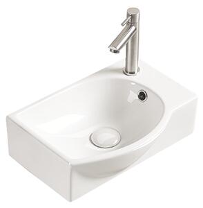 Mexen Mista lavabo da appoggio sinistro 40 x 28 cm, bianco - 22174000L