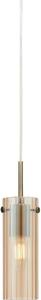 Markslöjd 109015 - Lampada a sospensione con cavo TIBIA 1xE14/40W/230V beige fumé/ottone