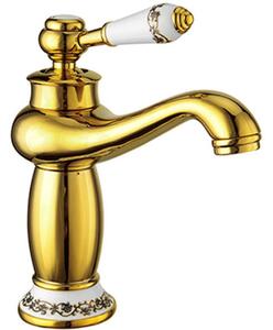 Mexen Draco rubinetto per lavabo, oro - 745400-50
