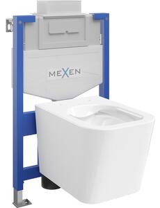 Mexen set da incasso WC telaio Fenix XS-U con vaso WC Teo, bianco lucido - 6853385XX00
