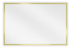 Mexen Loft specchio da bagno rettangolare 60 x 40 cm, cornice dorata - 9852-060-040-000-50
